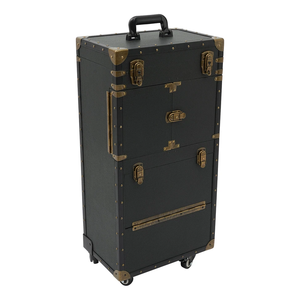 Caja de herramientas de peluquería móvil estuche de peluquería caja de almacenamiento de peluquería con cerraduras Foto 4 de 4