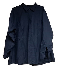 Red Kap Men's Work Shirt Long Sleeve Navy Dark Blue 4XL New