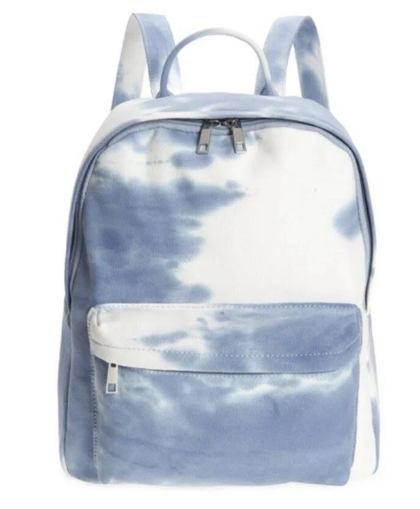 BP. Nordstrom Blue Tie Dye Canvas Backpack