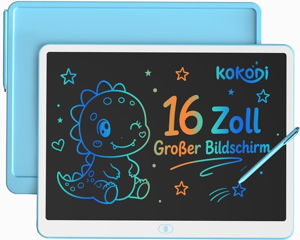 Kokodi LCD Schreibtafel 16 Zoll Maltafel Zaubertafel Kinder-image