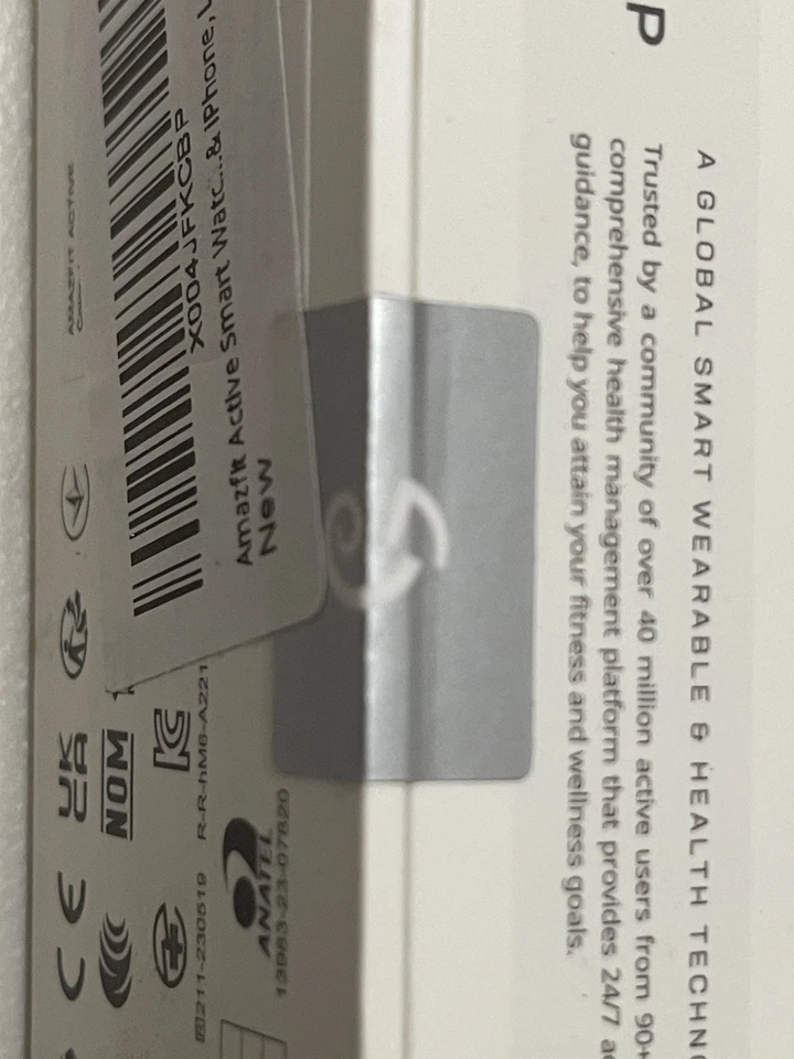 Amazfit Active Smart Watch 42mm, GPS Maps with Direction, Lavender Brand New NIB - Image 2 of 2