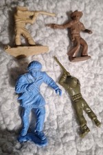 Lot Of Plastic Men Army Cowboy And Davy Crockett MARX