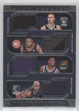 2018 Dominion Quad Rookies Relics 49/99 Dzanan Musa Elie Okobo Jevon Carter fm0