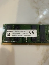 Kingston ‎KVR26S19S8/16 16GB PC4-21300 (DDR4-2666) SO-DIMM Memory