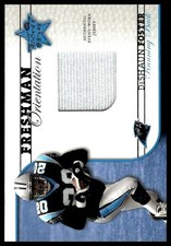 2002 Leaf Rookies & Stars/650 / DeShaun Foster ROOKIE PLAYER-WORN PATCH /650