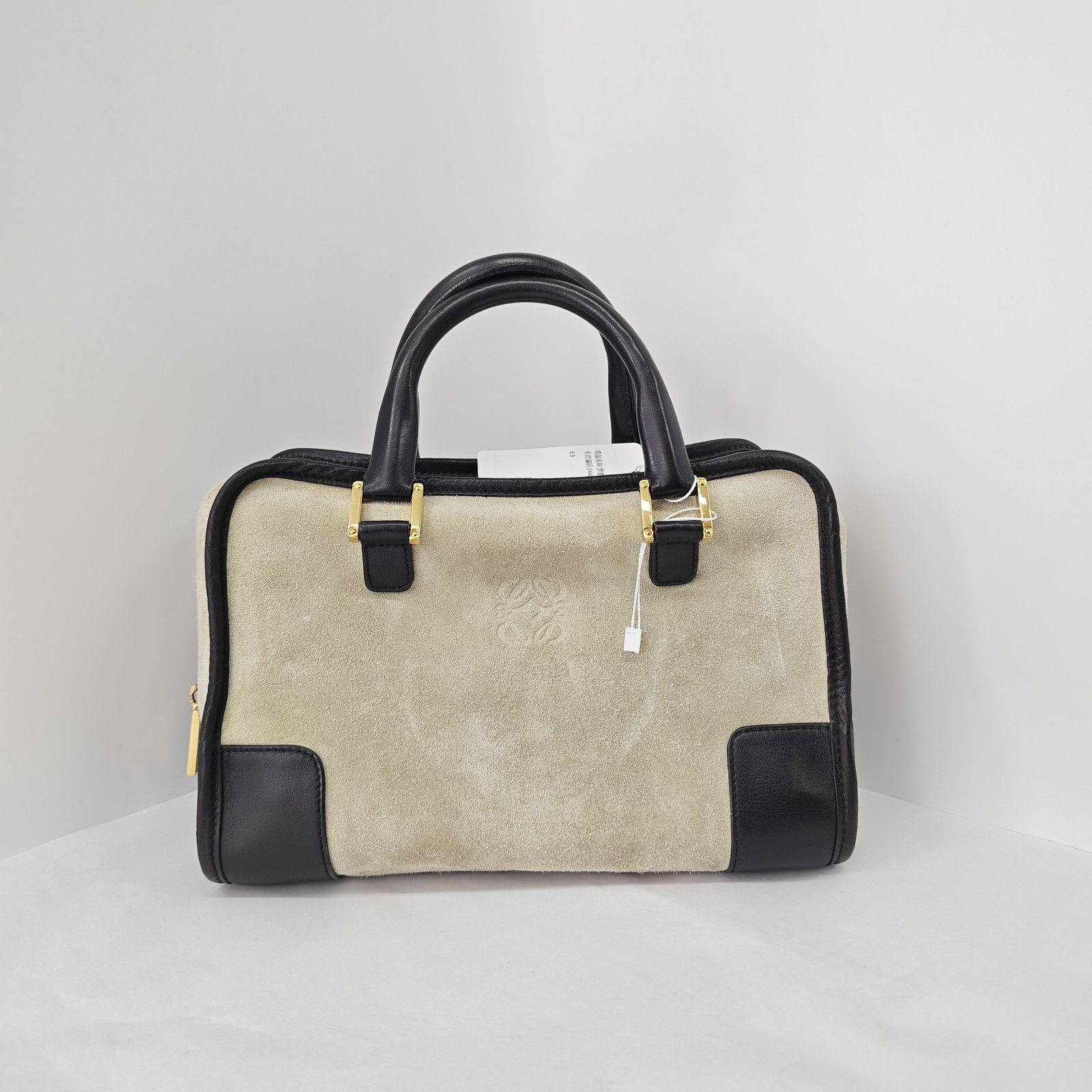 Loewe Pre-Owned Authentic Satchel Sand Nubuck Free Tracked Shipping