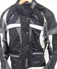 Motorradjacke mit Protektoren Damen, Vanucci Textiljacke Sympatex (Größe 34)