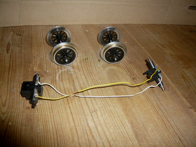 LGB-LEHMANN Spur G...Metall-Achsen/Räder und Strom-Abnehmer, im gutem Zustand !