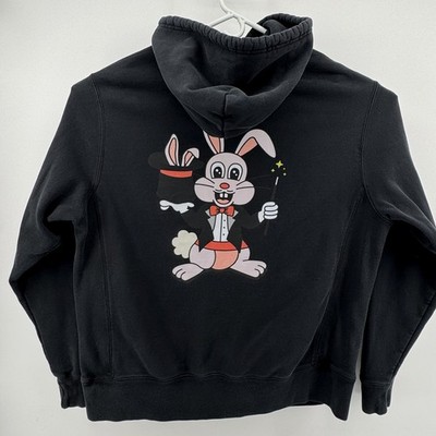 Carrots by Anwar Carrots Hoodie Mens XXL Black Rabbits Magician Graphic MD703C