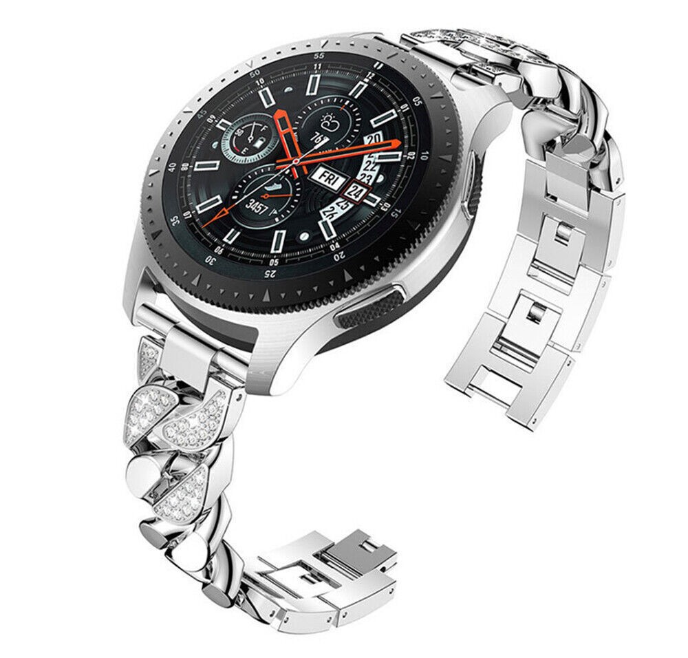 Cinturino per Samsung Galaxy Watch 3 45mm 46mm Gear S3 Cinturino Acciaio Inox foto 4