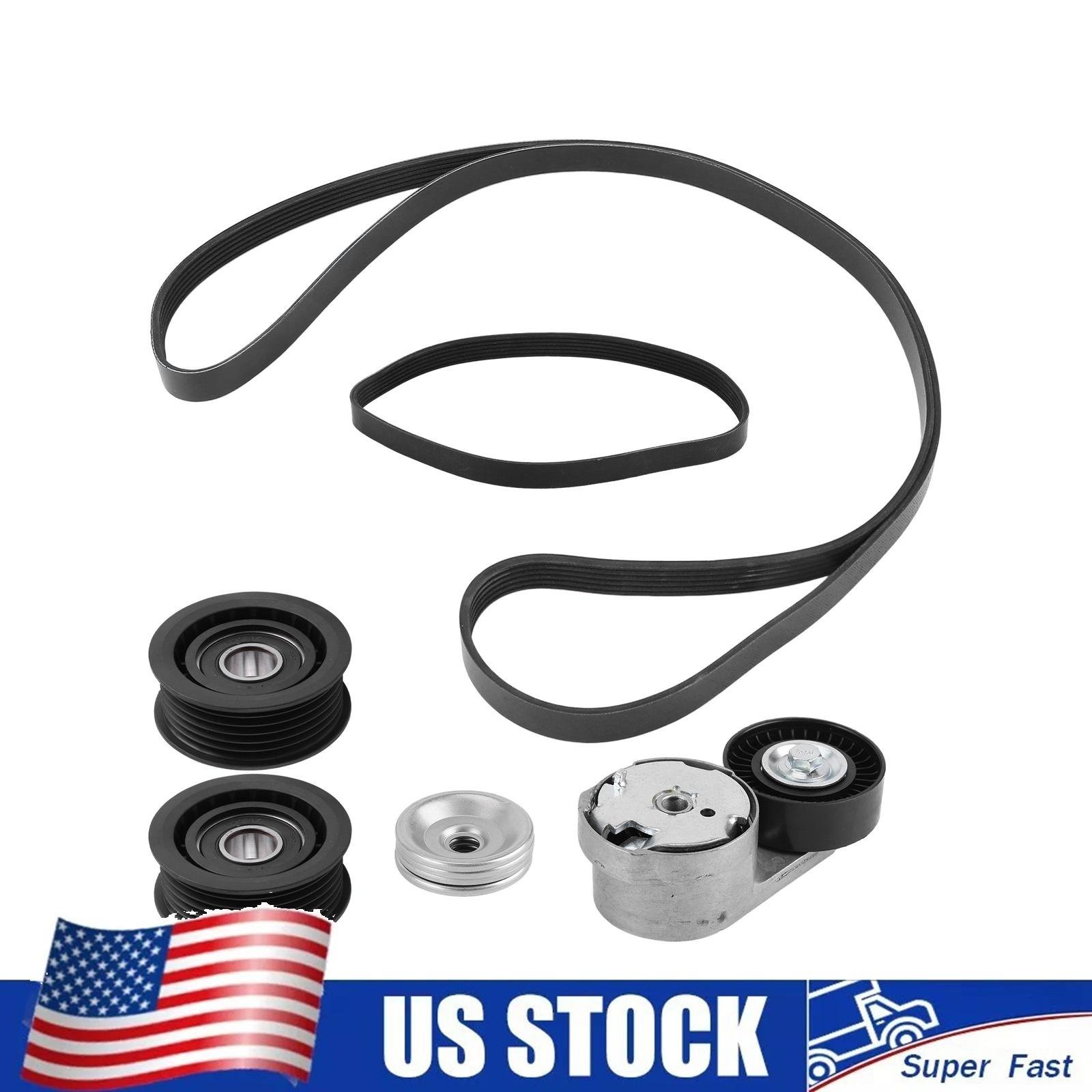 Drive Belt Pulley Kit For Maserati Ghibli Levante Quattroporte 3.0TT V6 243857