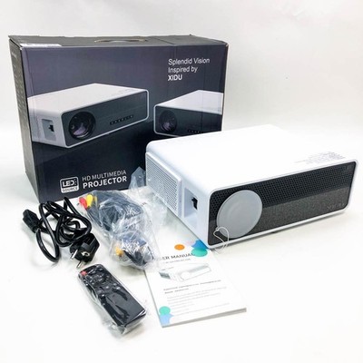 5G 4K WiFi Beamer Full HD, XIDU 16000Lux Heimkino Video Beamer 300'' Display
