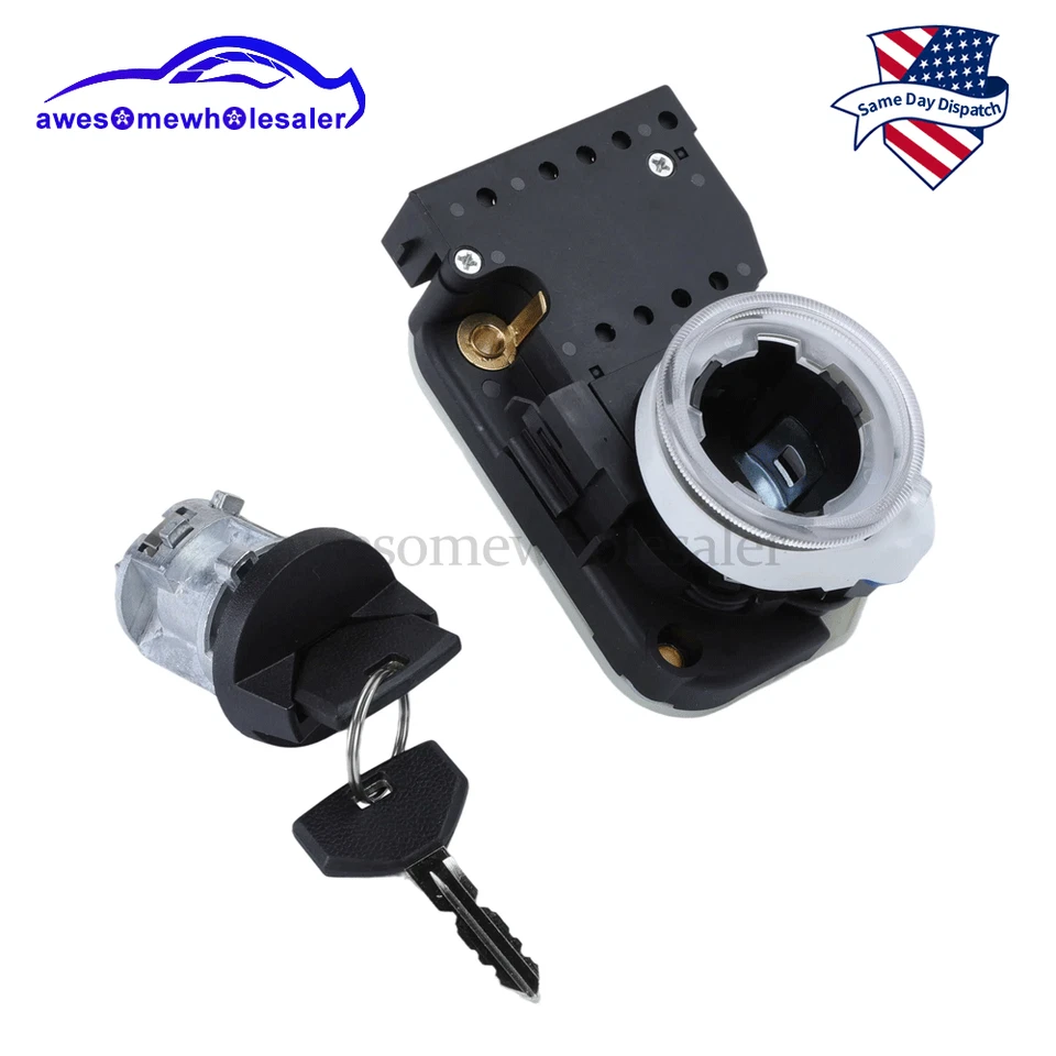 Juego de cilindros de bloqueo de interruptor de encendido para Dodge Dakota Ram 1500 2500 3500 1997-2002 Foto 2 de 4