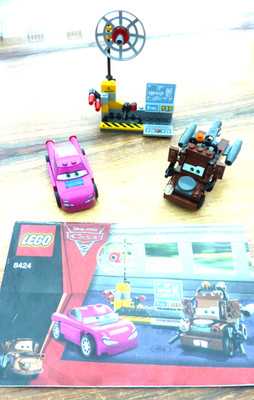 LEGO 8424 Cars 2 Disney Pixar Komplettset mit Gebrachsanleitung TOP
