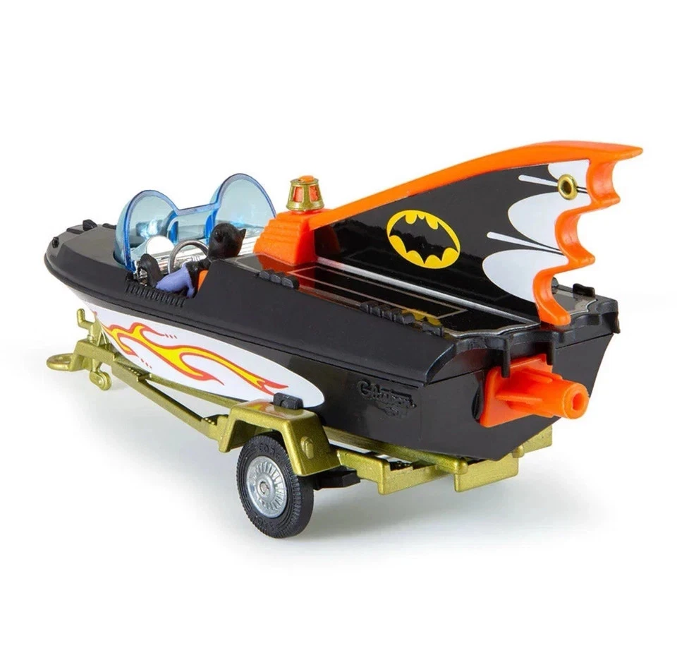 USA SHIP Corgi Batman Batboat 107 & trailer toy 2025 Reissue for Batmobile NEW - Image 3 of 4