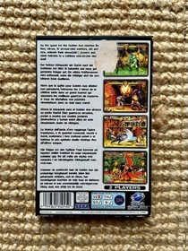 Golden Axe: The Duel - With Case Protector (Sega Saturn, 1995) [GB]