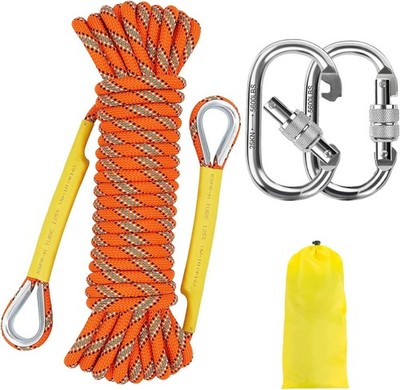 Cuerda de Escalada Ligera Duradera para Escalada al Aire Libre Rescate Incendios