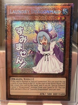 YMD　カード Laundry Dragonmaid RA05-EN095 Starlight Rare 1st Edition Yugioh