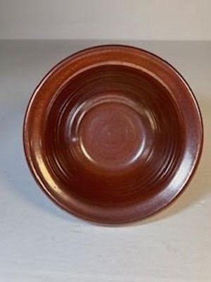 VTG Bruning Pottery Seattle Bowl, 20th Anniversary Series, 6'' Across, 2.75'' Deep