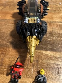 LEGO NINJAGO Cole's Earth Driller 70502 99% Complete Instructions Minifigs