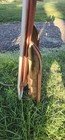 Whittington Steerable Wood Sled w/ Metal Runners, Red Nose, Brown/Silver — photo 9