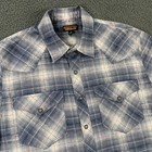 Patagonia Western Snap Shirt Mens Small Hemp Blend Plaid Performance Fish Hiking