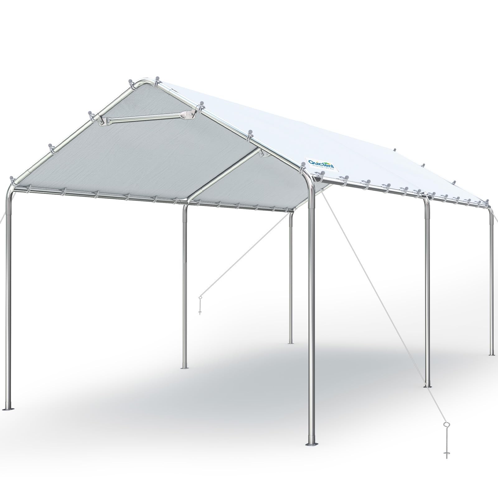 Galvanized Car Tent Outdoor Garage Boat Shelter