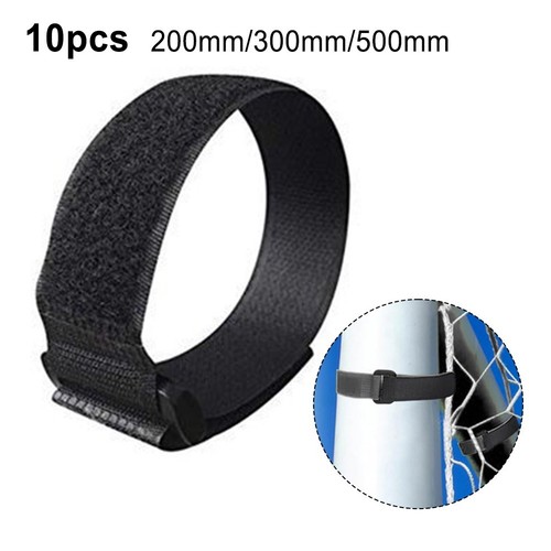 Lot De 50/1050 Sangles Velcro Réglables Pour Filet De But De Football – Fixation Rapide, Réutilisables Et Solides