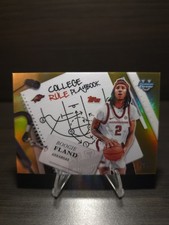 2025 Bowman Chrome U Boogie Fland Gold Refractor SP /50 College Rule Playbook