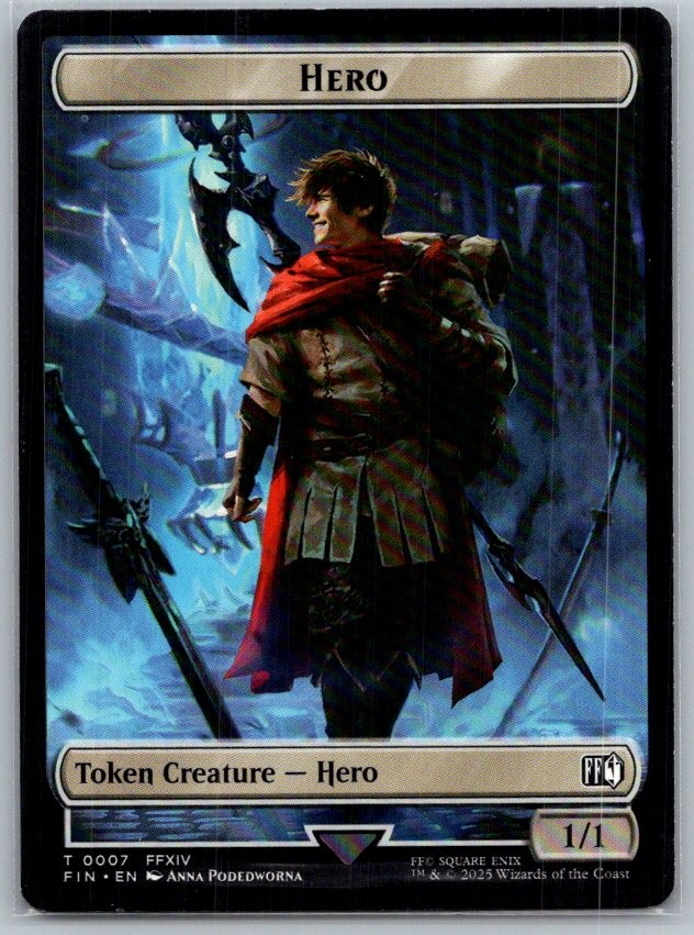 Human Token T Eldritch Moon 7 NM