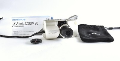 OLYMPUS μ ZOOM M70 DELUXE Olympus μ mju Zoom 70 Deluxe 35mm Point & Shoot Film Camera w