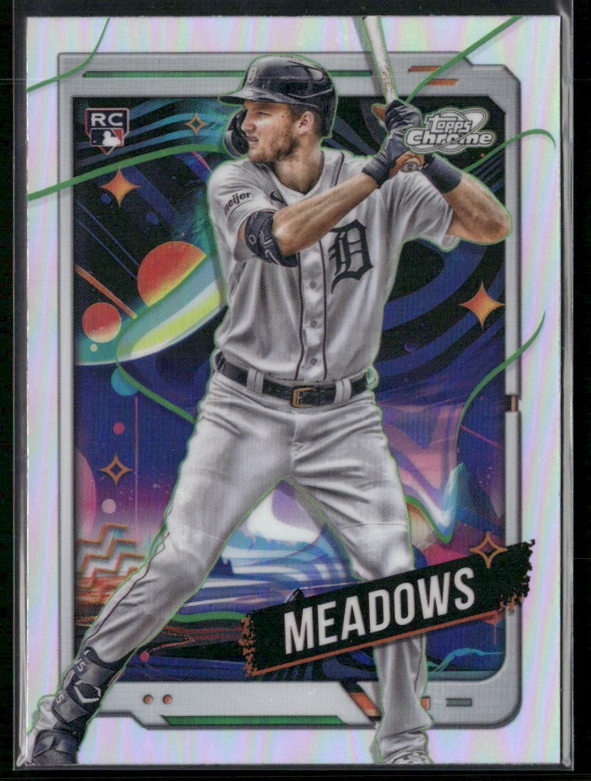 2024 Topps Chrome Cosmic #127 Parker Meadows Refractors
