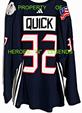 NWT-S to 2XL * JONATHAN QUICK  TEAM USA ADIDAS LICENSED PRACTICE HOCKEY JERSEY
