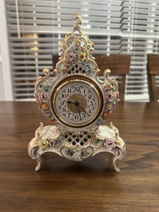 Dresden Porcelain Clock | eBay