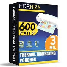 600 Pack 3 Mil Laminating Sheets, Holds 8.5 x 11 Inch Sheets,9 x 11.5 Inches ...
