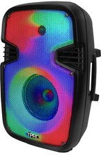 Technical Pro PLIT8 Rechargeable Portable 8" Bluetooth Party Speaker with LED