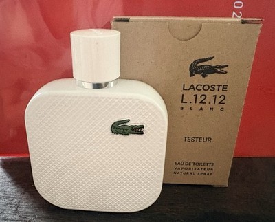 LACOSTE L.12.12 BLANC BY LACOSTE 100ML EDT SPRAY CODE-27N48N296 (NEW WITH BOX)