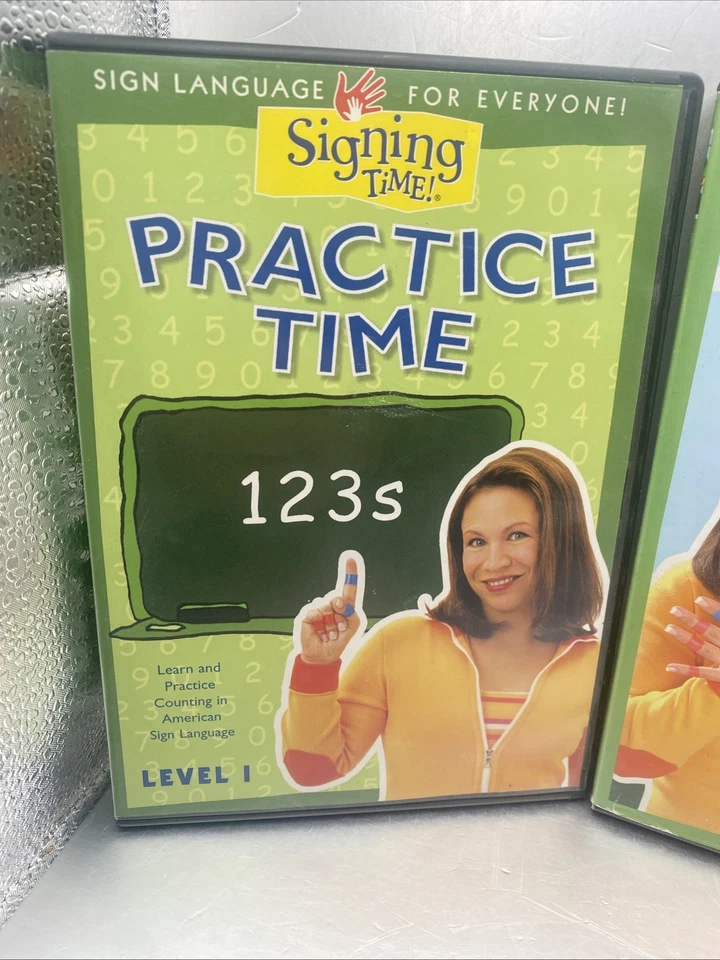 Signing Time - Vol 1 + 3, DVD - SIGN LANGUAGE - LOT OF 2 Foto 2 de 4