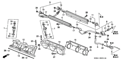 #ad #ad Genuine Honda Hose Fuel Return 16613 P8F A00 $43.04