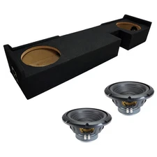 00-03 Ford F-150 Super Cab Dual Alpine W10S4 10" Car Audio Subwoofer Sub Box