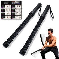 X1 Weighted Ropeless Battle Rope for Home Gym, Workout Exercise Rope for Stre...