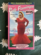 Pink Flamingos VHS 1997 25th Anniversary Edition John Waters Divine