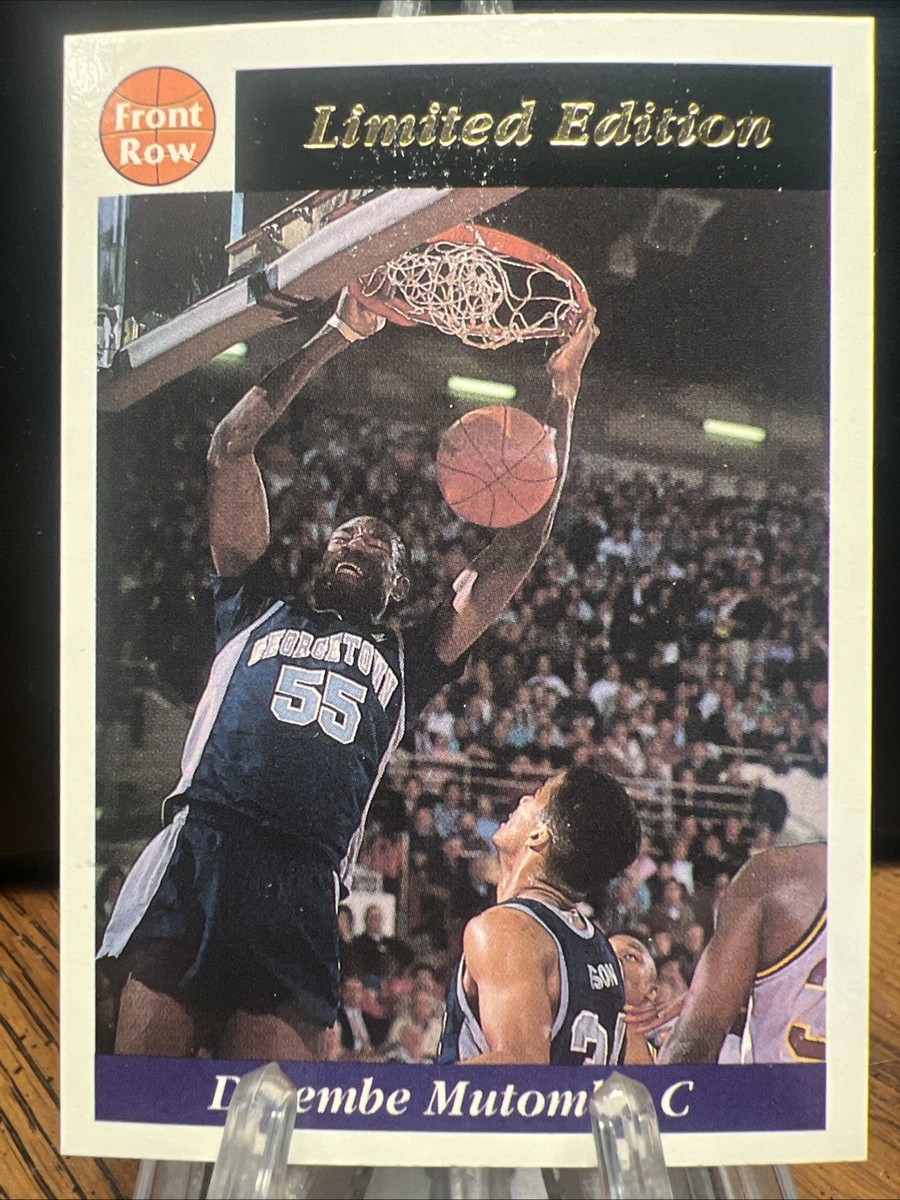 1991 Front Row Promo Dikembe Mutombo Limited Edition ROOKIE Georgetown Hoyas #7 | eBay 1991 Front Row Promo Dikembe Mutombo Limited Edition ROOKIE Georgetown Hoyas #7 | eBay