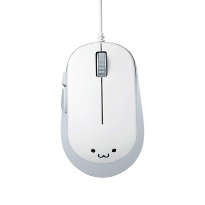 Mouse Wired MSize 5Button BlueLED EPRIM white