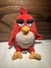 Angry Birds Movie Red Bird Plush Stuffed Toy 7.5 Inch 2016