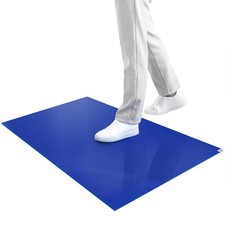 Sticky/Tacky/Adhesive Mat 24" x 36" Blue Case of 4 Mats,30 Sheets Each for ...