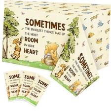 Winnie Baby Shower Tablecovers - 3PCS Vintage Winnie Rectangle Table Cloths