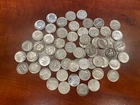Lot of 61- 90% Silver Dimes (Mercury & Roosevelt) - Various Condition - VG to AU