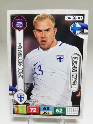Panini Adrenalyn XL Road To FIFA World Cup Russia 2018  Kari Arkivuo FIN 03