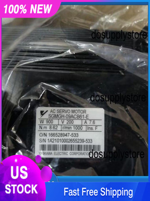 New Yaskawa SGMGH-09ACB61-E servo motor SGMGH 09ACB61 free DHL or FedEX shipment